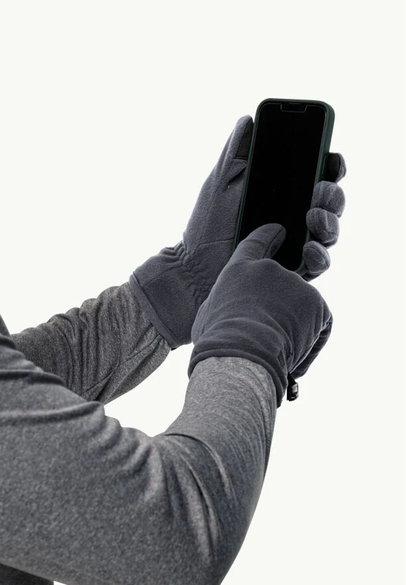 Jack Wolfskin Real Stiff Glove in Ebony-1